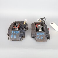 1997-2012 Porsche Boxster Cayman 986 987 Rear Brake Calipers Brembo Set Black OEM Used