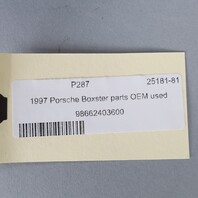 1997–2004 Porsche Boxster Cayman Right Engine Cooling Fan 98662403600 OEM Used