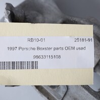 1997-2004 Porsche Boxster 986 Left Rear Subframe Bracket 98633115108 OEM Used
