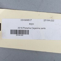 2011-2018 Porsche Cayenne 3.6 Engine Crankcase Ventilation Hose Valve OEM Used