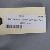 Porsche 911 997 Boxster Cayman 987 Front Seat Belt Buckle Receiver OEM Used