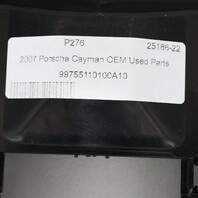 05-12 Porsche 911 Boxster Cayman Left Fuse Box Kick Panel Carpet Black OEM Used