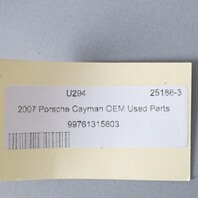 05-08 Porsche 911 Boxster Cayman Right Power Window Switch 99761315603 OEM Used