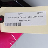 2005-2008 Porsche 911 997 Boxster Cayman 987 Right Door Mirror 5-Pin OEM Used