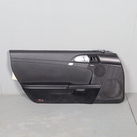 2005-2012 Porsche Boxster Cayman Left Door Panel Leatherette Black OEM Used