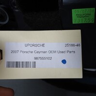2005-2012 Porsche Boxster Cayman Right Door Panel Leatherette Black OEM Used