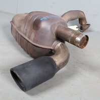 2006-2008 Porsche Boxster Cayman Left Exhaust Muffler 98711312402 OEM Used