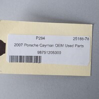 2006-2012 Porsche Cayman 987 Trunk Latch Lock Clasp OEM Used