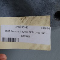 2005-2008 Porsche Boxster Cayman 987 Floor Carpet Black OEM Used
