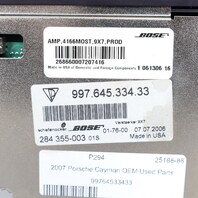 2005-2008 Porsche 911 997 Boxster Cayman 987 Amp Amplifier BOSE OEM Used