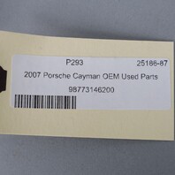 2006-2012 Porsche Cayman 987 Right Sun Visor Black OEM Used