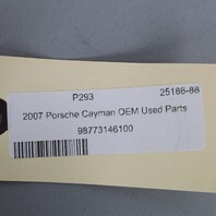 2006-2012 Porsche Cayman 987 Left Sun Visor Black OEM Used