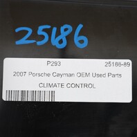 2005-2008 Porsche 911 Boxster Cayman Temperature Control Panel OEM Used WORN