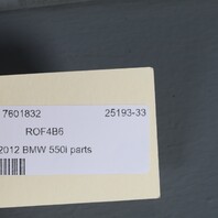 2010–2019 BMW 550i 650i Auxiliary Radiator 17117601832 F07 F10 F12 OEM Used