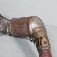 2010–2016 BMW 550i 650i 750i Exhaust Muffler Downpipe Pair OEM Used