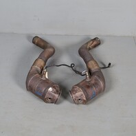2010–2016 BMW 550i 650i 750i Exhaust Muffler Downpipe Pair OEM Used