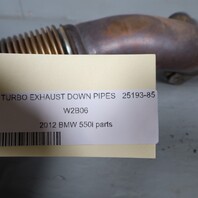 2010–2016 BMW 550i 650i 750i Exhaust Muffler Downpipe Pair OEM Used