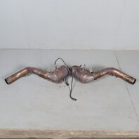 2010–2016 BMW 550i 650i 750i Exhaust Muffler Downpipe Pair OEM Used