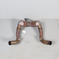 2010–2016 BMW 550i 650i 750i Exhaust Muffler Downpipe Pair OEM Used