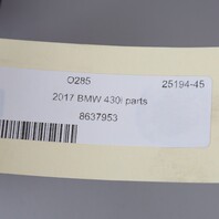2017 BMW 430i Electric Auxiliary Coolant Water Pump 11518637953 OEM Used