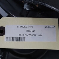 2017-2020 BMW 430i 440i Gran Coupe Rear Spindle Knuckle Hub Right OEM Used