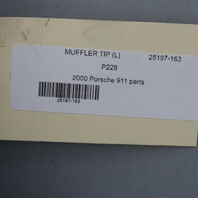 1999-2001 Porsche 911 996 3.4 Exhaust Muffler Tip Left EP4110 OEM Used