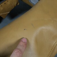 1997-2004 Porsche 911 996 Boxster Front Seat Backrest Cover Leather OEM Used