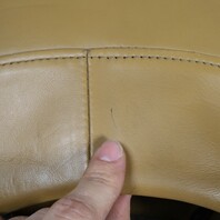1997-2004 Porsche 911 996 Boxster Front Seat Backrest Cover Leather OEM Used