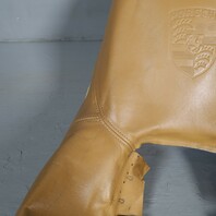1997-2004 Porsche 911 996 Boxster Front Seat Backrest Cover Leather OEM Used