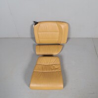 1999-2001 Porsche 911 996 Cabrio Rear Seat Set Draped Leather Beige OEM Used