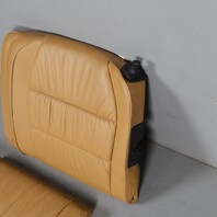 1999-2001 Porsche 911 996 Cabrio Rear Seat Set Draped Leather Beige OEM Used