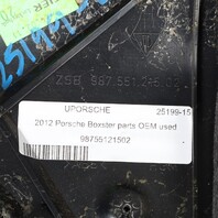2005-2012 Porsche Boxster 987 Left Seat Belt Molding Trim Left OEM Used