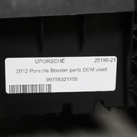 2005-2012 Porsche 911 Convertible Boxster Center Console Black OEM used