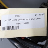 2009-2012 Porsche Boxster Front Trunk Tub Wire Harness 99761255126 OEM used