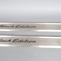 2005-2012 Porsche Boxster Stainless Door Sill Plates "Black Edition" OEM Used