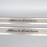2005-2012 Porsche Boxster Stainless Door Sill Plates "Black Edition" OEM Used
