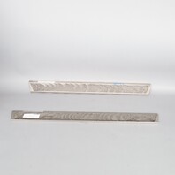 2005-2012 Porsche Boxster Stainless Door Sill Plates "Black Edition" OEM Used