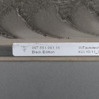 2005-2012 Porsche Boxster Stainless Door Sill Plates "Black Edition" OEM Used