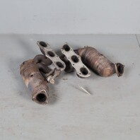 2009-2012 Porsche Boxster Cayman 987 Exhaust Manifold Left Right Pair OEM Used