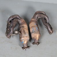 2009-2012 Porsche Boxster Cayman 987 Exhaust Manifold Left Right Pair OEM Used