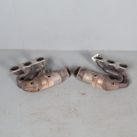 2009-2012 Porsche Boxster Cayman 987 Exhaust Manifold Left Right Pair OEM Used