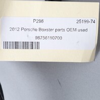 2007-2012 Porsche Boxster 987 Convertible Top Transmission Cable Pair OEM Used