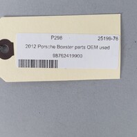 09-12 Porsche Boxster Convertible Top Transmission Motor 98762419900 OEM Used