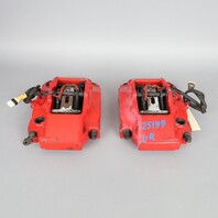 2000-2012 Porsche Boxster Cayman Rear Brake Calipers Brembo Pair Red OEM Used