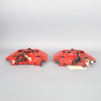 2000-2012 Porsche Boxster Cayman Rear Brake Calipers Brembo Pair Red OEM Used