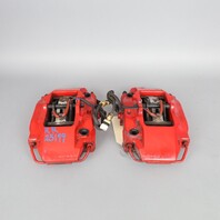 2000-2012 Porsche Boxster Cayman Rear Brake Calipers Brembo Pair Red OEM Used