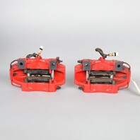 2000-2012 Porsche Boxster Cayman Rear Brake Calipers Brembo Pair Red OEM Used