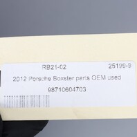 2008-2012 Porsche Boxster Cayman Coolant Reservoir Tank 98710604703 OEM Used