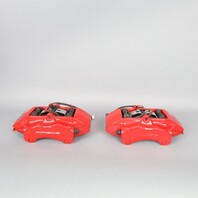 2002-2012 Porsche 911 996 997 Front Brake Calipers Brembo Set Pair Red OEM Used