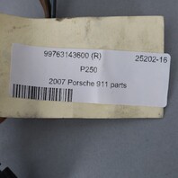 2005-2008 Porsche 911 997 Tail Light Brake Stop Wiring Harness OEM Used